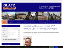 Tablet Screenshot of glatz-immobilien.de